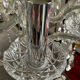 Chandelier 35 Murano glass lamps and crystal tassels D120cm