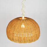 Wicker lamp, 1970s