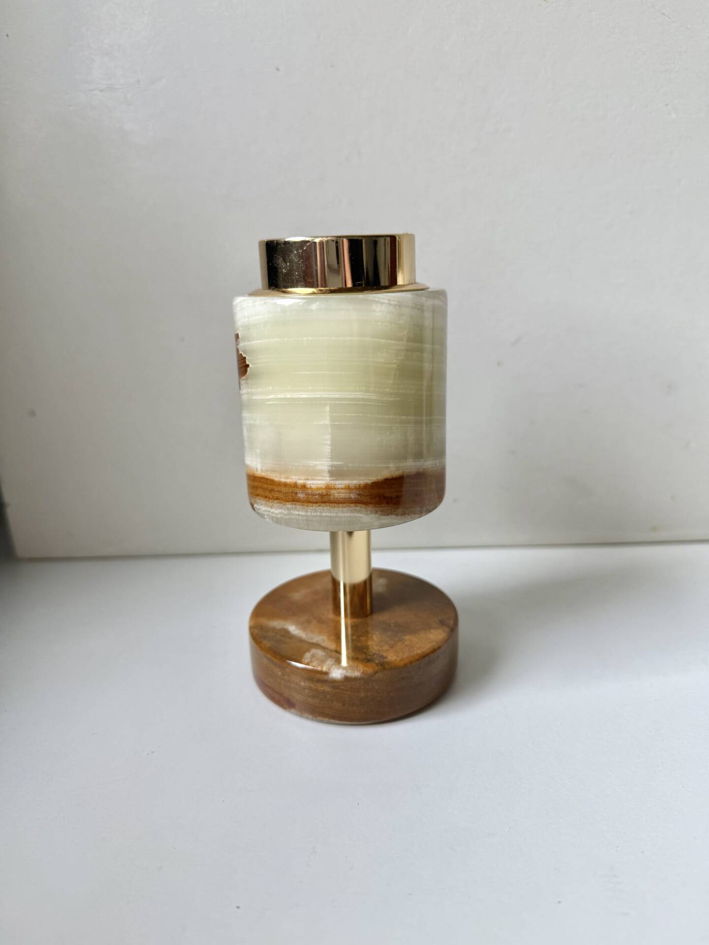 Vintage SAROME Japan Marble Onyx Table Lighter