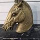Tête de cheval en bronze milieu XXème