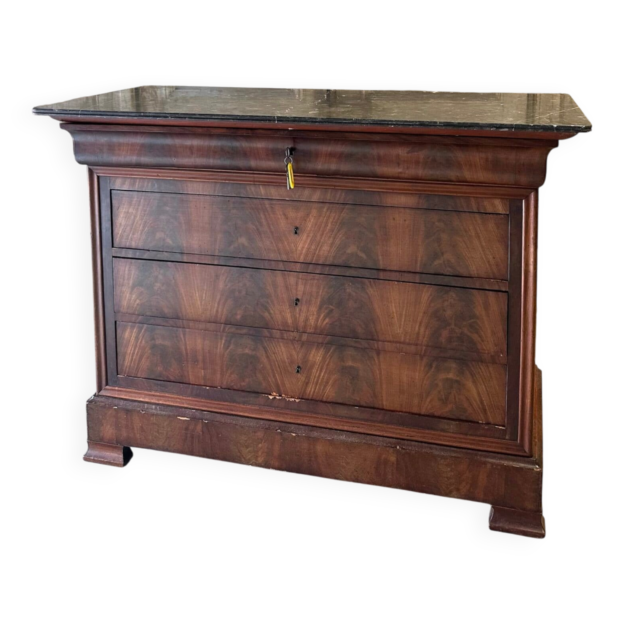 Louis Philippe mahogany commode 19th century
