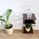 Vintage pedestal table 70s