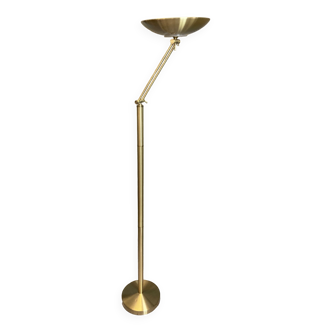 Lampadaire halogène articulé en laiton