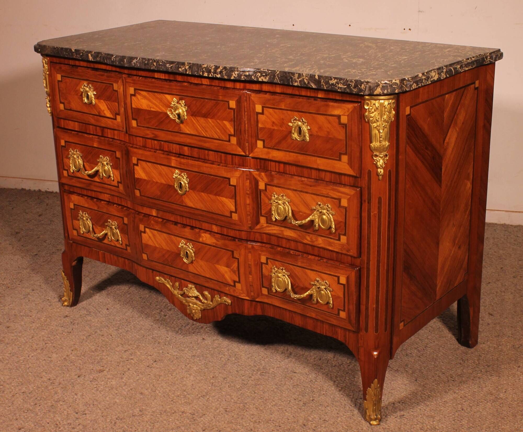 transitional period commode stamped Lardin - 18th century