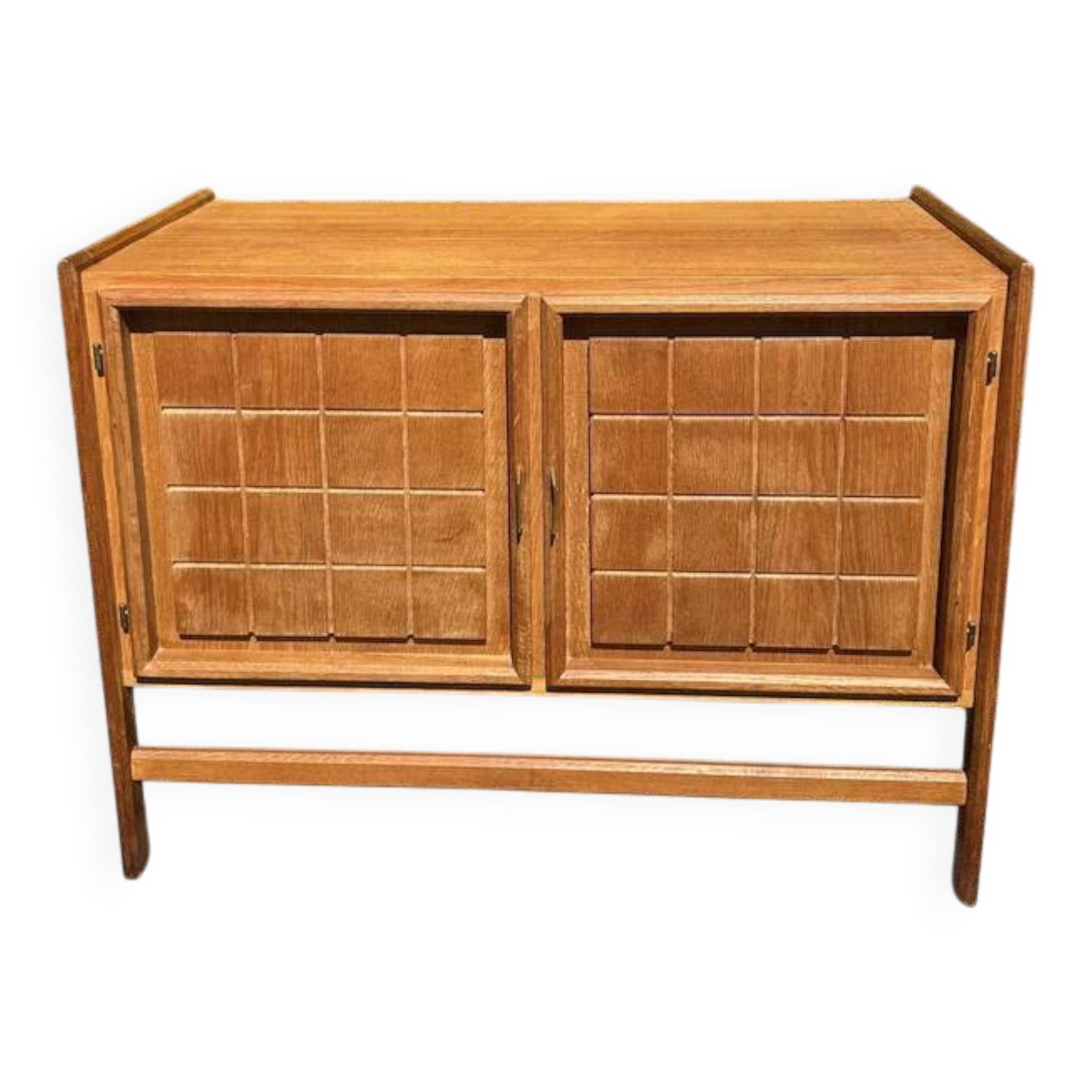 Oak sideboard, Henry Kjaernulf style, 1960-70, Danish design. Mid-century modern style