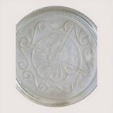 Art Nouveau glass coaster