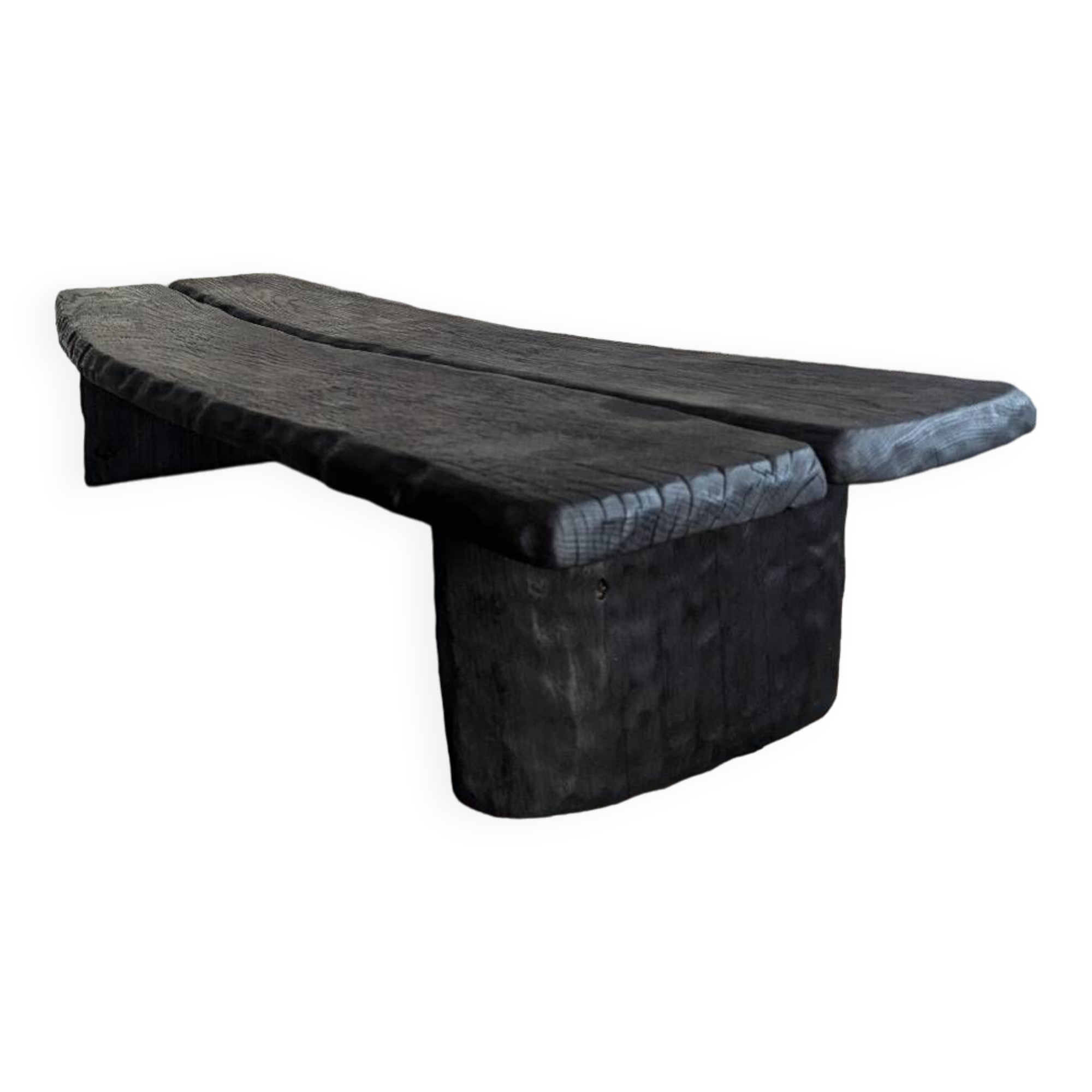 Burnt oak coffee table