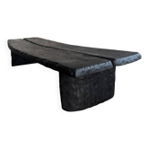 Burnt oak coffee table