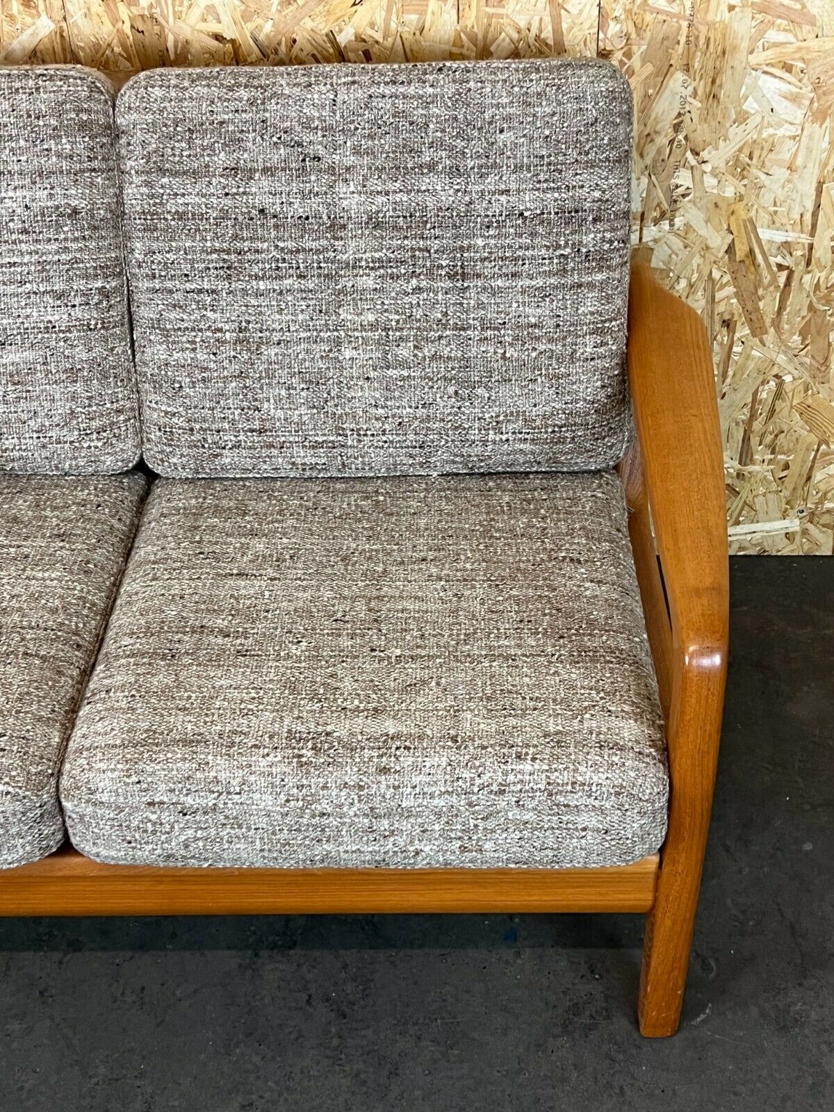 60s 70s teak sofa 2 seater couch J. Kristensen Danish Denmark Design 60s 70s