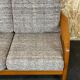 60s 70s teak sofa 2 seater couch J. Kristensen Danish Denmark Design 60s 70s