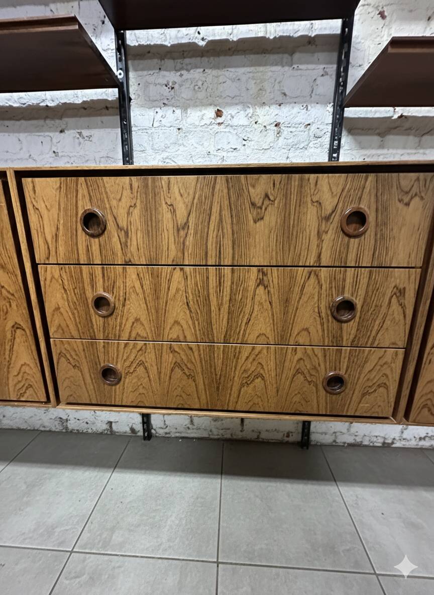 Meuble mural scandinave vintage, 1960