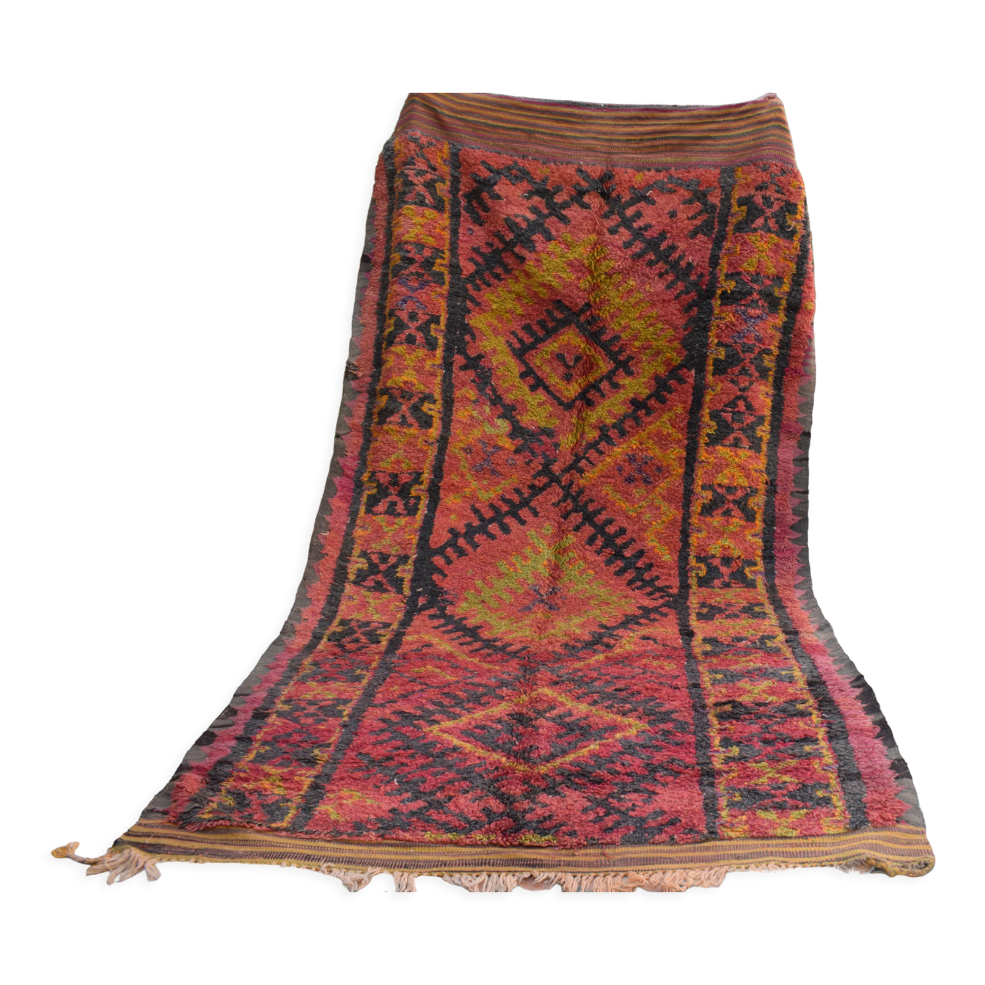 Berber rug Moroccan vintage Atlas