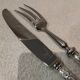 Carving service for 2 pieces, silver-plated metal, Ercuis silversmith, Louis XV style, 29