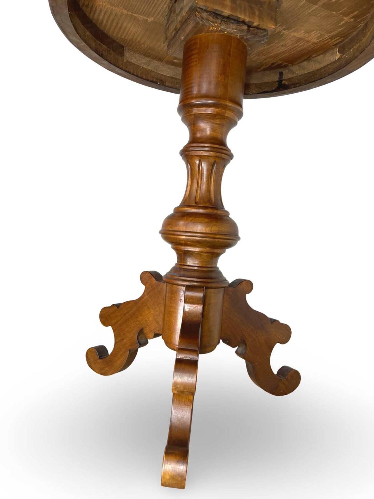 an antique Italian Sorrento occasional table top, from the 19th