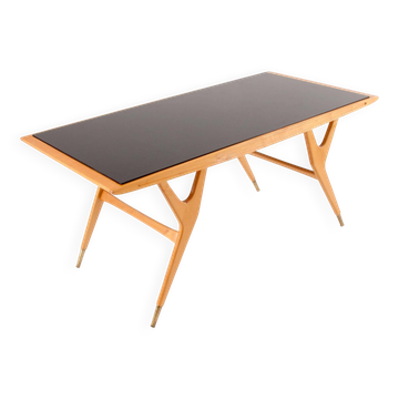 Table basse de style Ico Parisi, milieu du siècle, Italie, années 1950