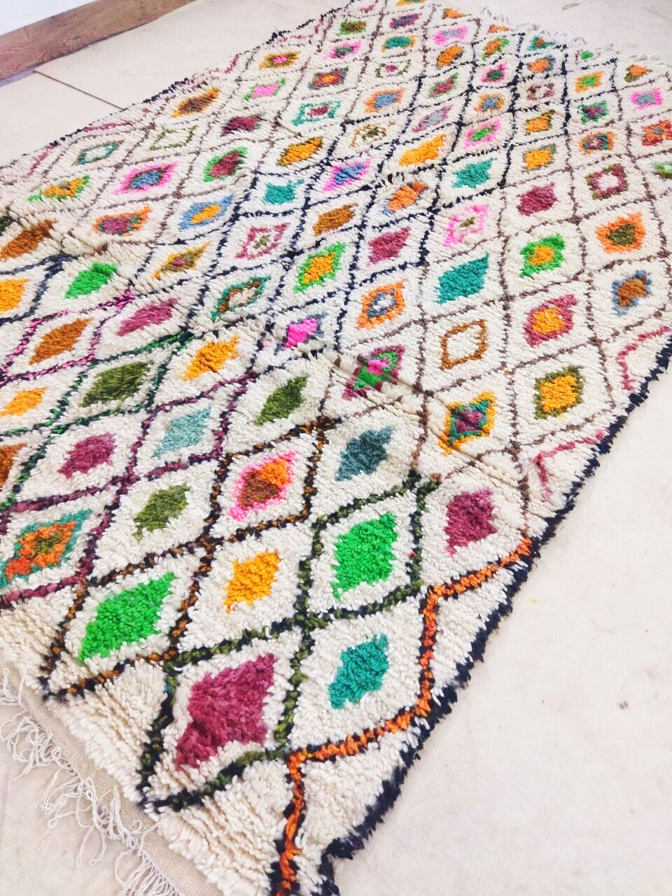 Moroccan carpet azilal 246x158cm