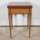 Mahogany and marquetry games table, Art Nouveau, 1920