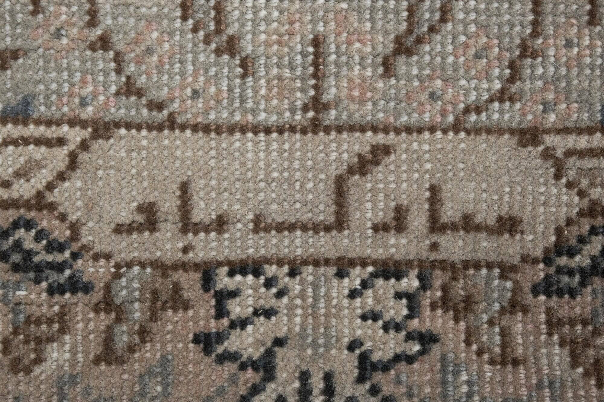 Vintage Turkish hallway rug 80x750 cm