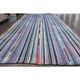 1970s Vintage Turkish Oushak Handmade Wool & Cotton Runner Rug 133x355