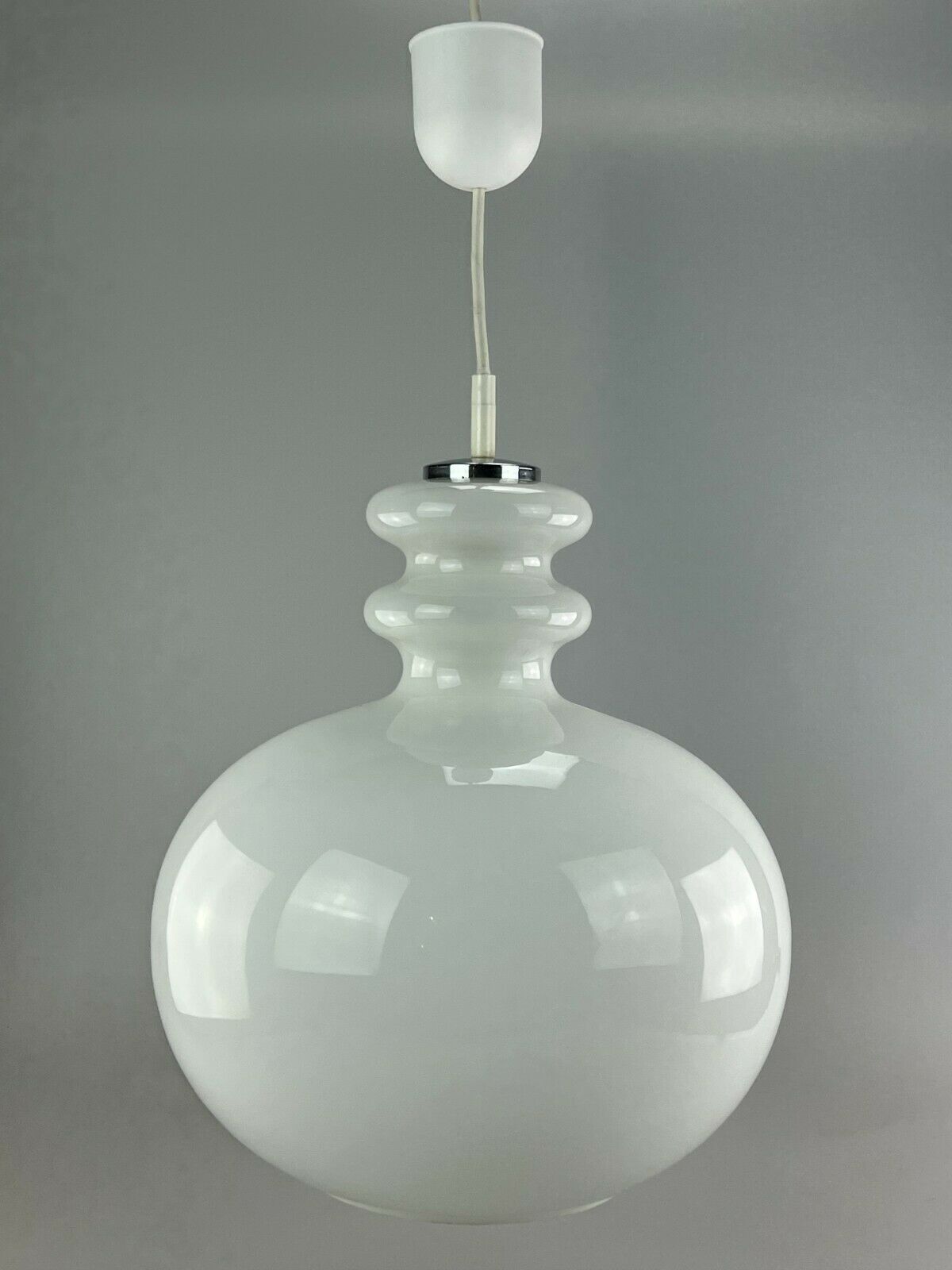 XL 60s 70s Peill & Putzler hanging lamp ceiling lamp glass space design 60s