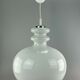 XL 60s 70s Peill & Putzler hanging lamp ceiling lamp glass space design 60s