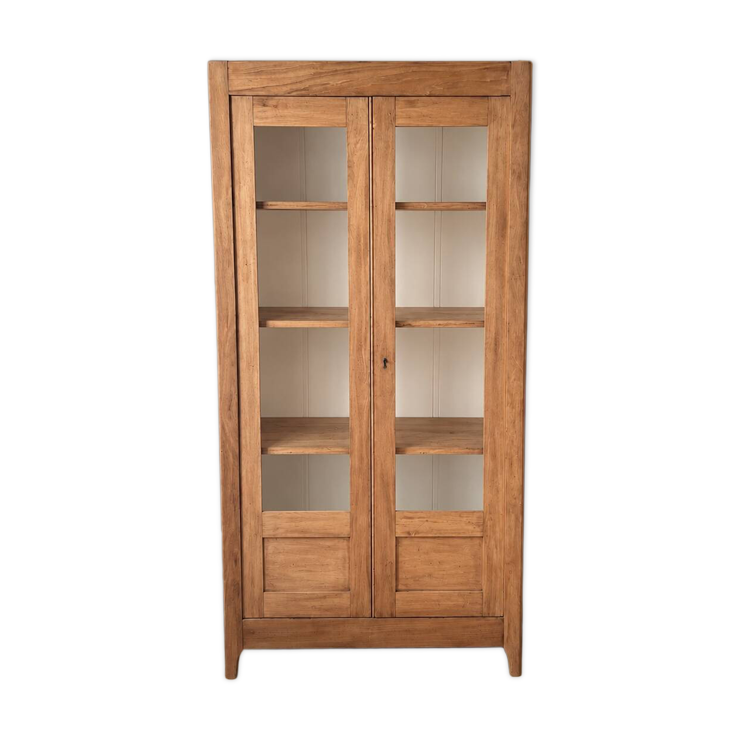 Vitrine bois brut