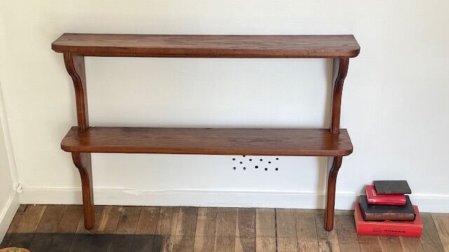 VINTAGE Solid Oak SHELF