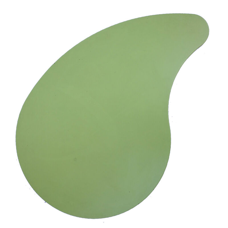 Almond green coffee table in the form of beauty