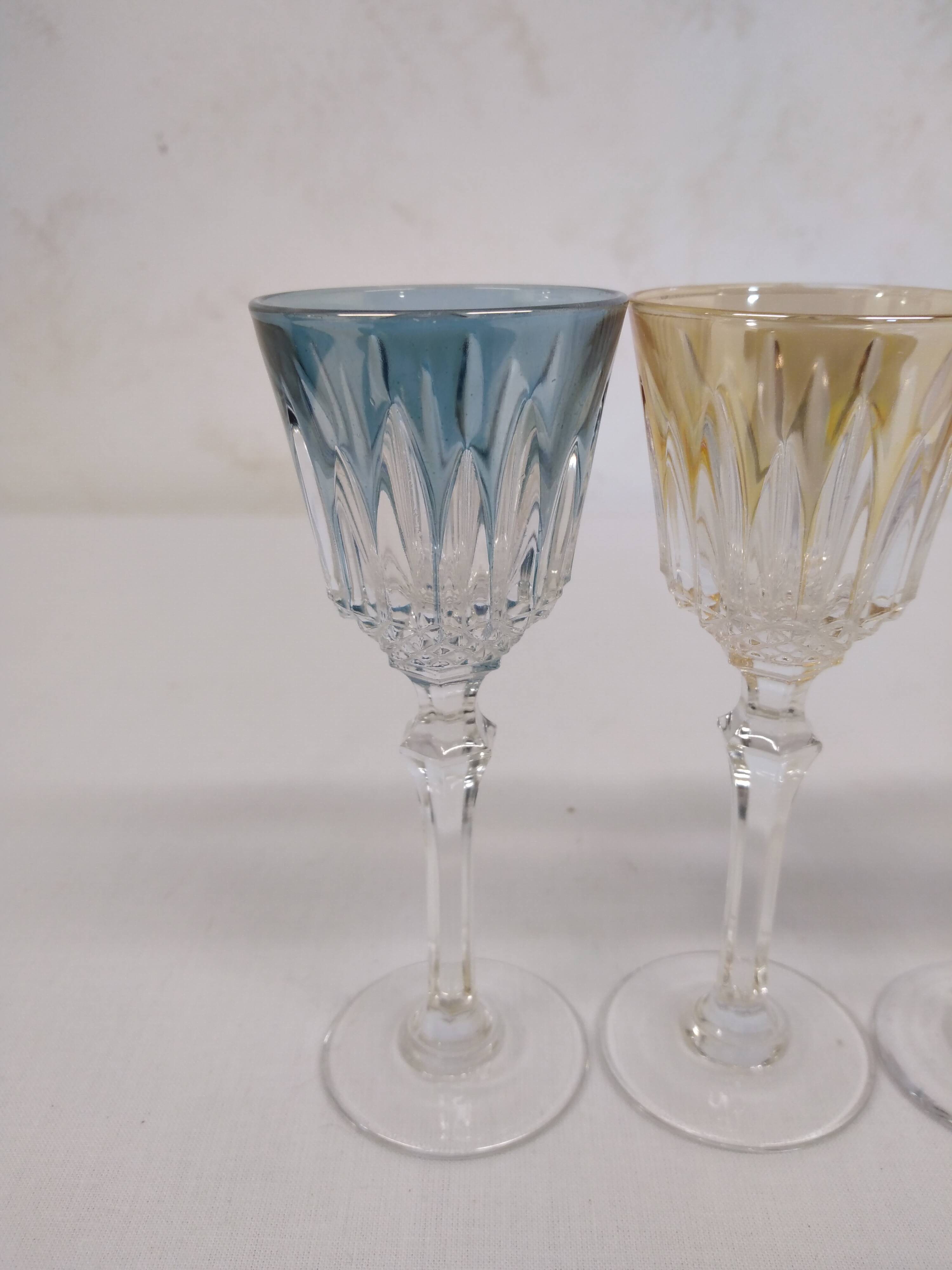 Colorful shot glasses