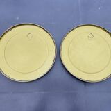 Hanging porthole mirror – Diameter 21 cm, gold color