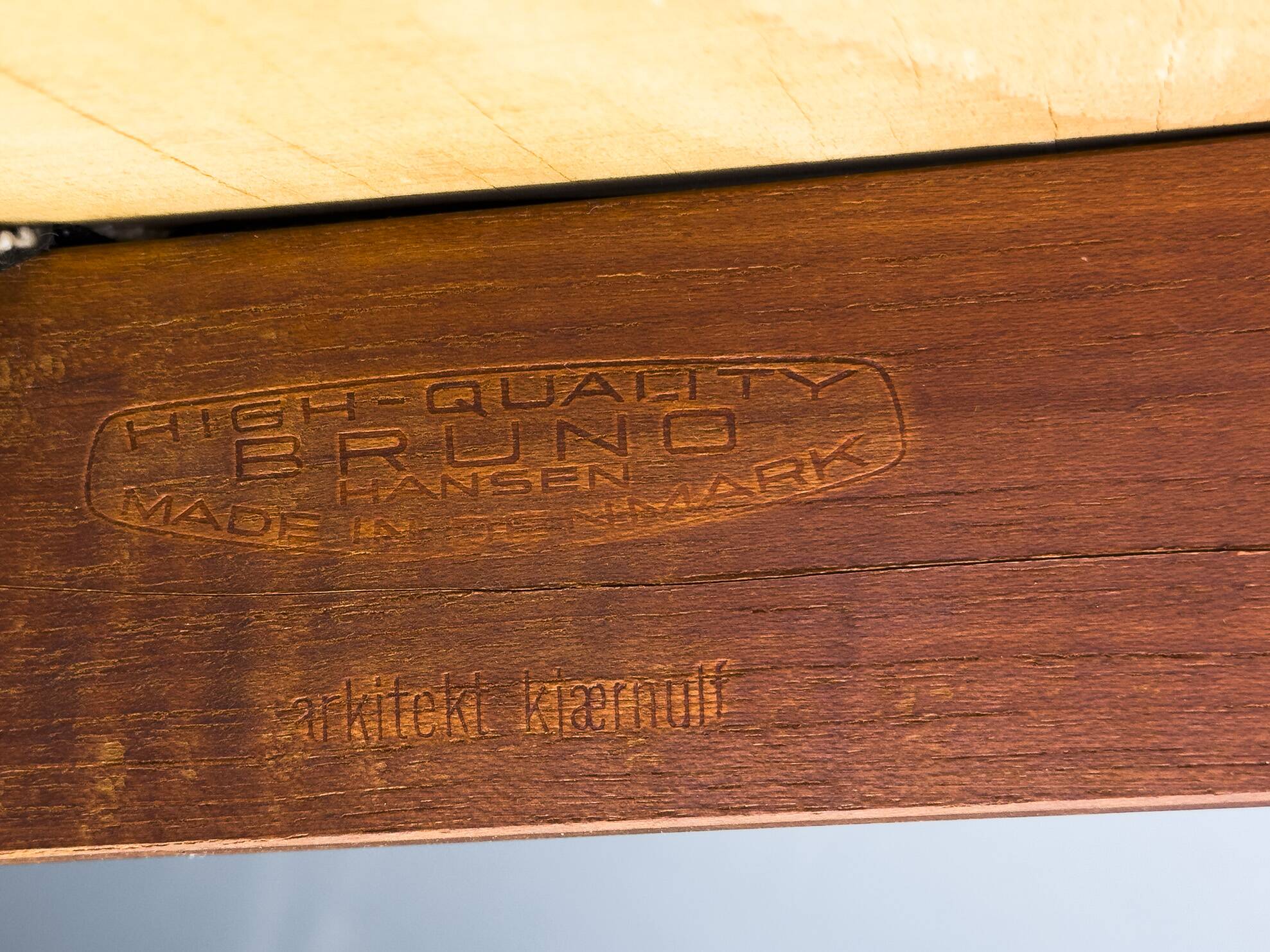 Teak Dining Chair by Henning Kjaernulf for Bruno Hansen, 1960s