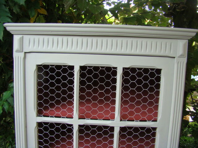 Bookcase old painted showcase