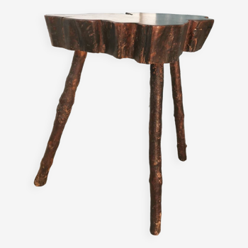 Brutalist tripod stool