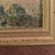 Oil painting on hardboard from 1922 signed Georges Bourgeot