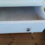White dresser 3 pine drawers