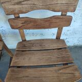 4 brutalist chairs