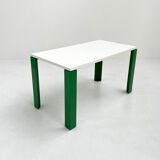 Eretteo dining table with green feet by Orni Halloween for Artemide, 1970