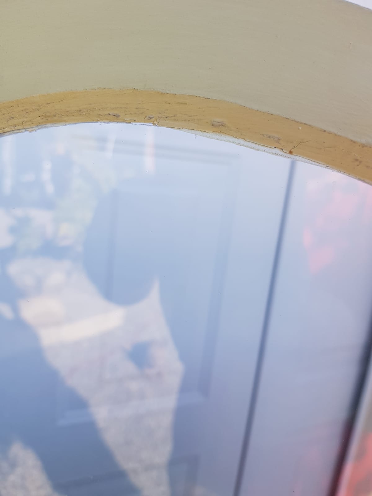 Patterned screen painted 1940/1950