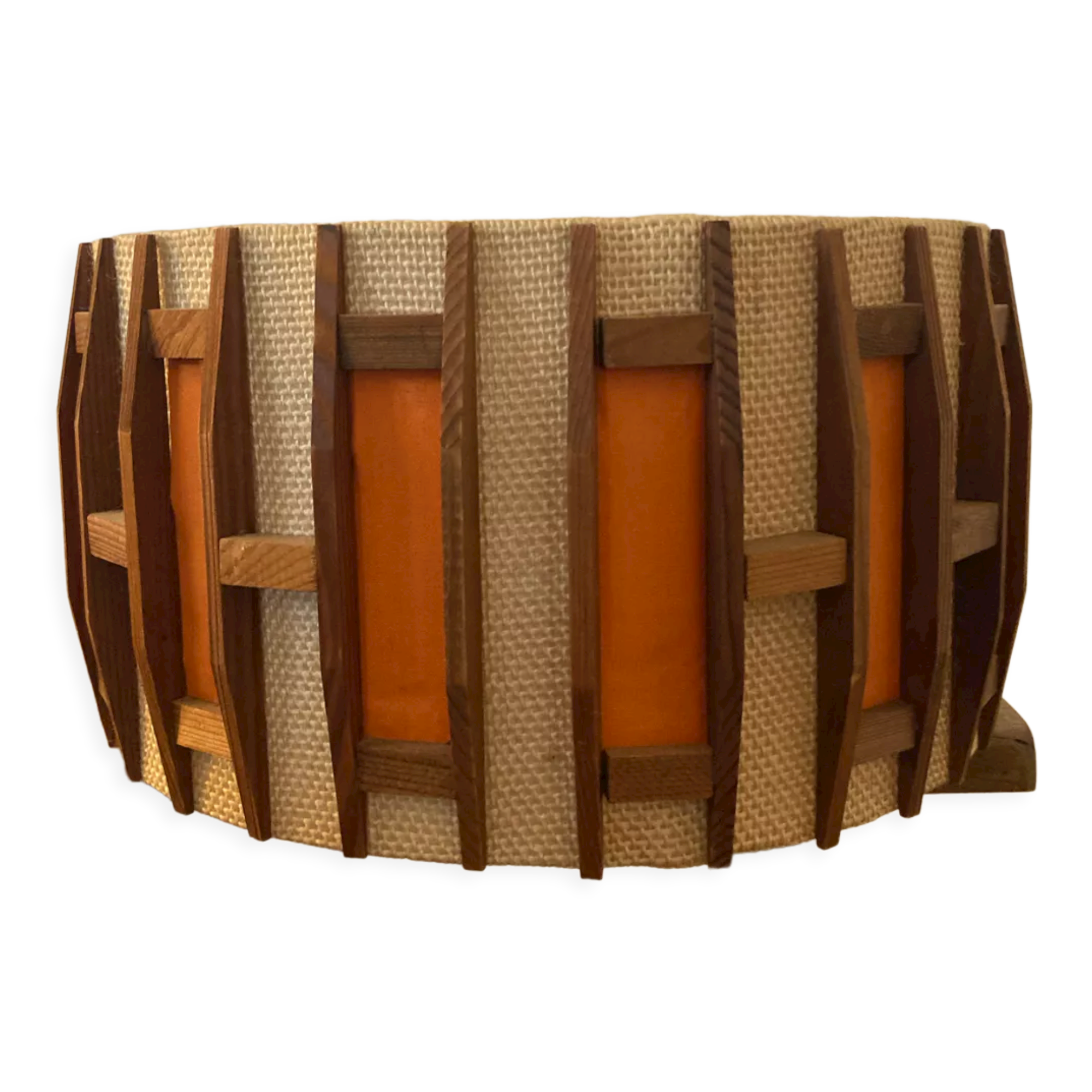 Orange vintage pendant lamp