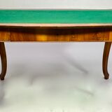 Large flat desk Biedermeier in cherry veneer, Circa 1815 Austria