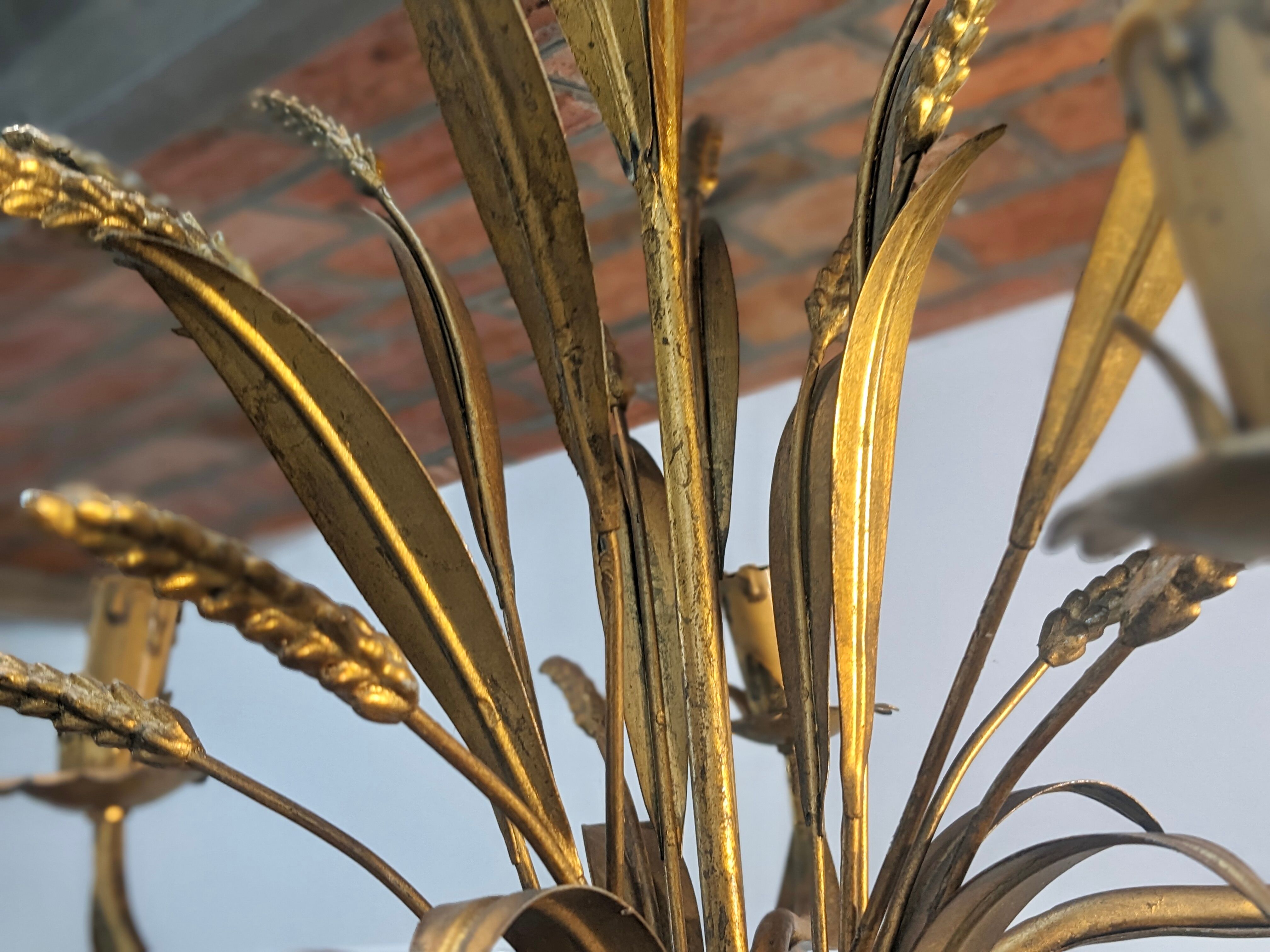 Chandelier "ears of wheat" with 5 arms