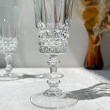 4 Arques crystal flutes, Tuileries model