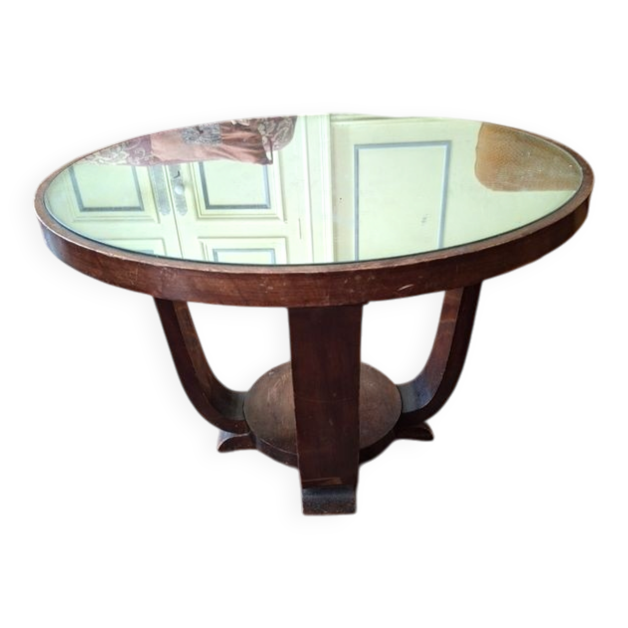 Side table 1940 with mirror top