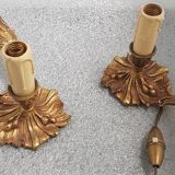 Bedside lamps bronze shabby chic