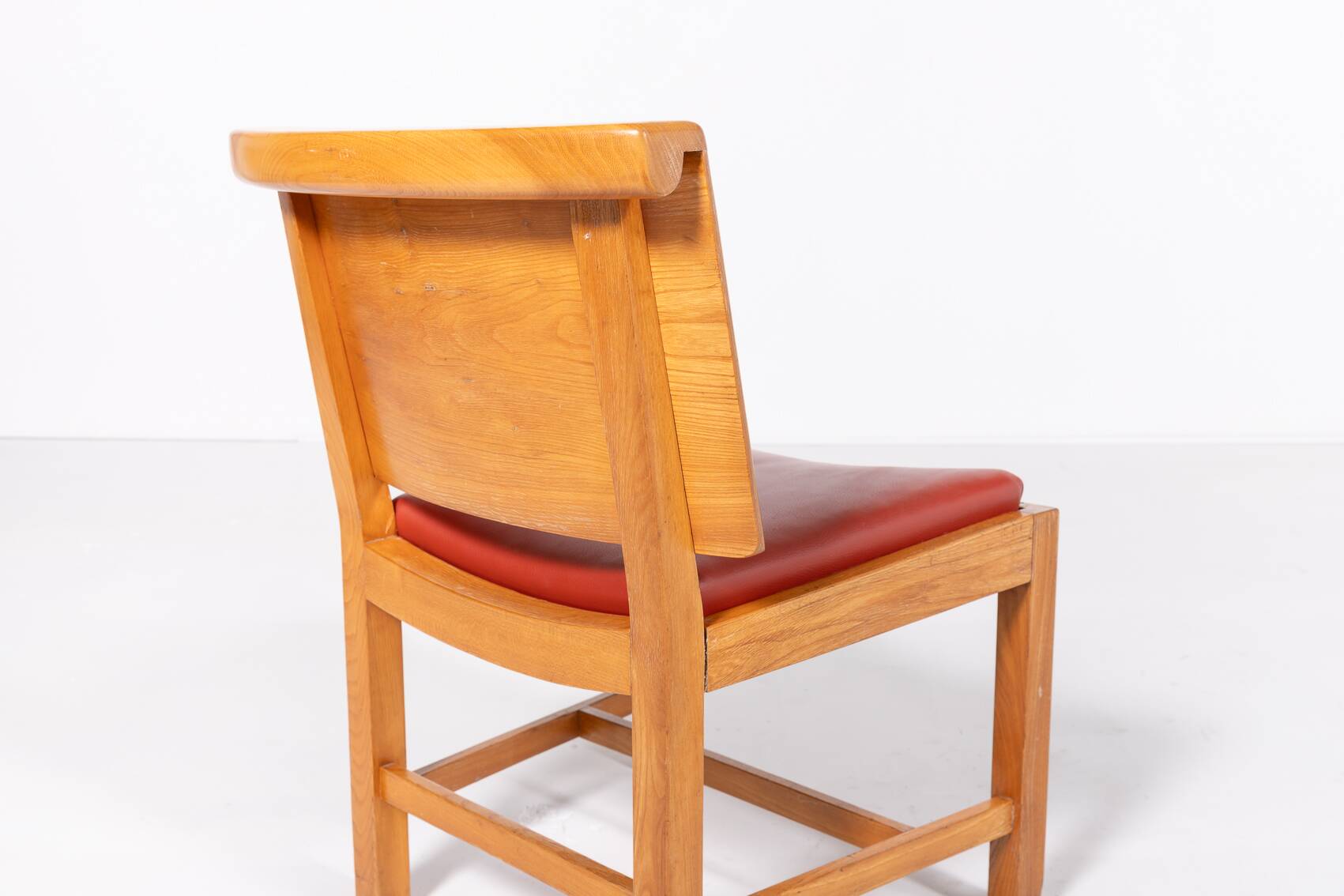 Set of 4 Vintage Architectural Danish chairs