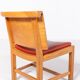 Set of 4 Vintage Architectural Danish chairs