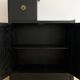 Asian black wood storage furniture