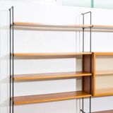 Mid-century teak shelf, designed by Hilker for Omnia, Germany, 1960s