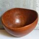 Solid wood cut bowl XXL freeform