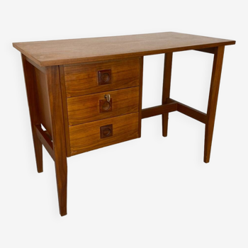 Bureau en teck, Danemark, années 1960